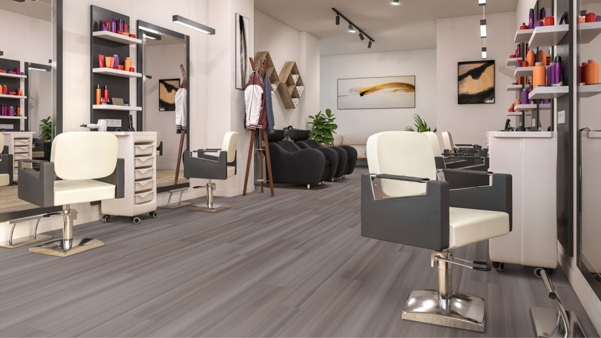 CoreLogic Patriot Plank Washington Glue Down LVP Loose Lay Plank Luxury Vinyl Flooring Grey Tone - Integrated Flooring